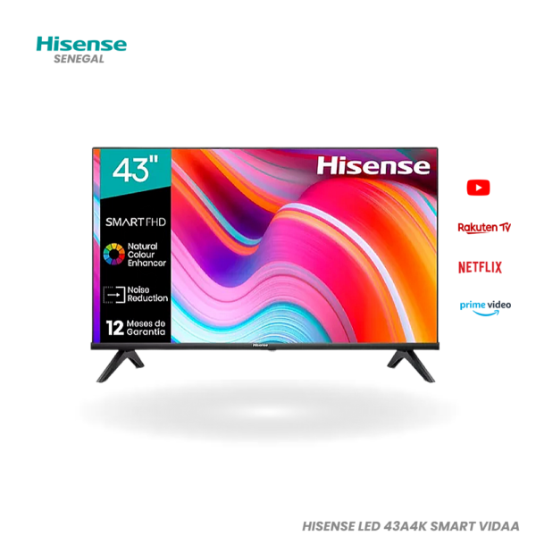 HISENSE TV 43A4K SMART VIDAA HISENSE TV 43A4K SMART VIDAA